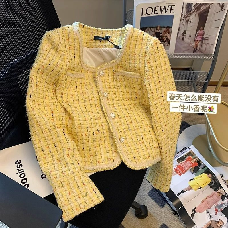Yellow Winter Clothing - Frauen Jacke Frühling Herbst Neue Gelb