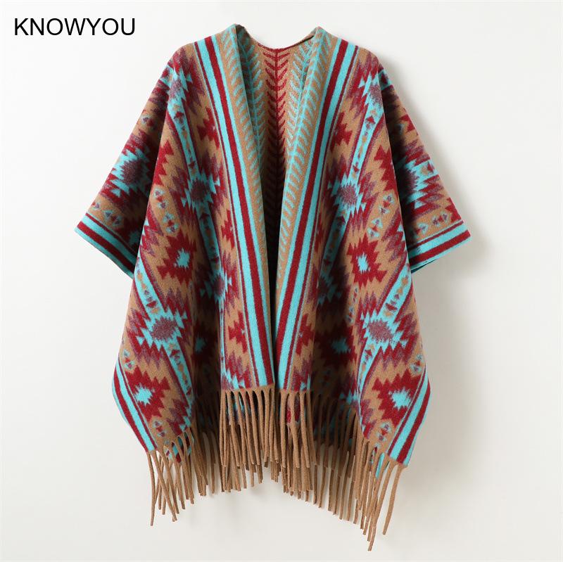Cashmere Scarf Wrap - Frauen Männer Wraps Warmer Schal Gedruckt