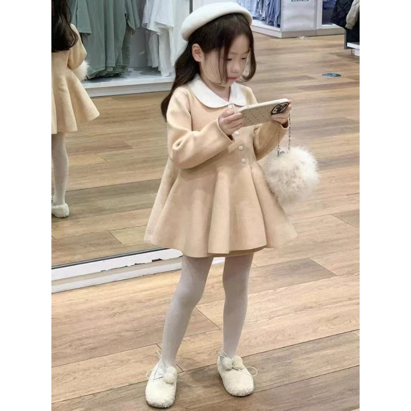 Yellow Winter Clothing - Koreanische Kinderkleidung 2025, Herbst und Winter,