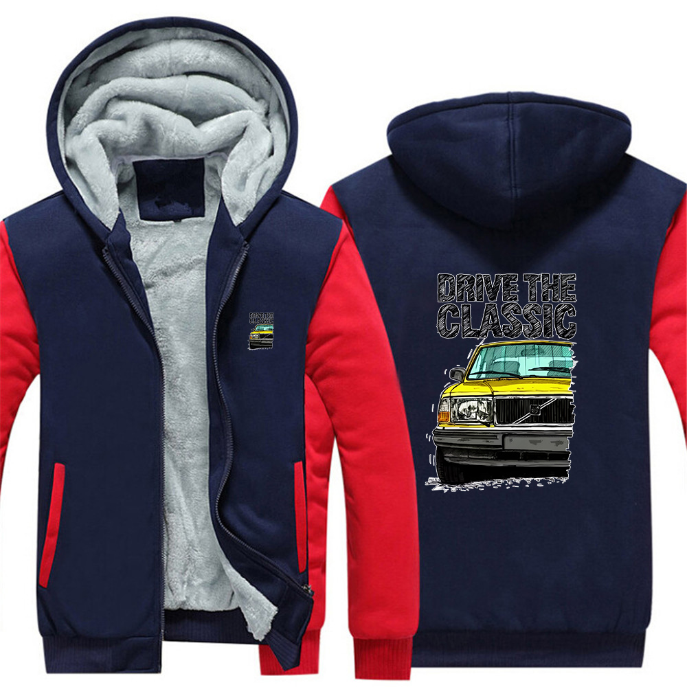 Winter Clothing Drive - Fleece-Kapuzenpullover, warm, verdickt, „Drive The Classic
