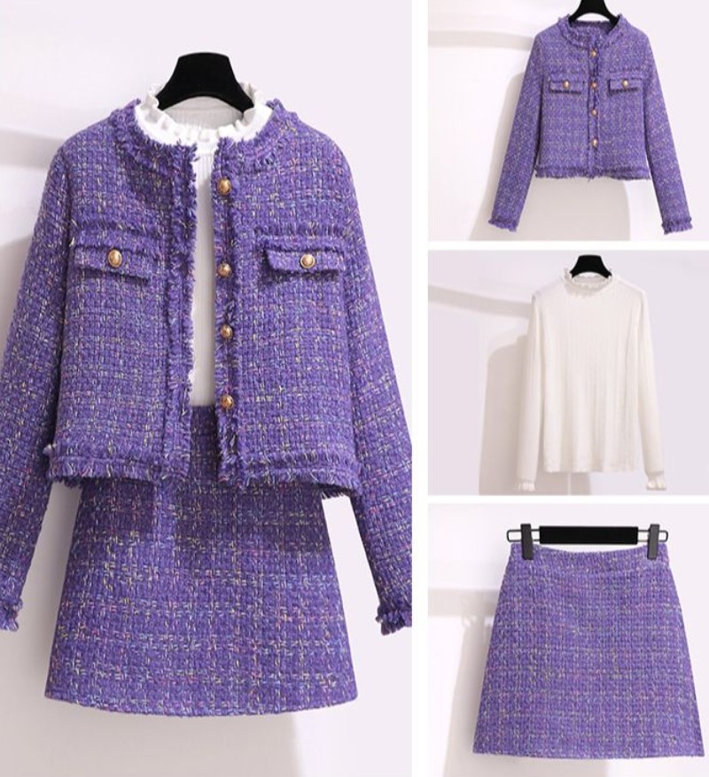 Jack Winter Clothing - Frauen elegante Tweed duftende warme Anzug