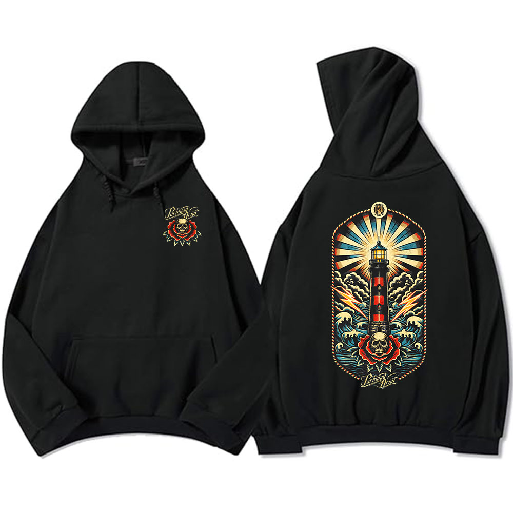 Winter Clothing Drive - Skeleton Leuchtturm Pullover Hoodie Parkway Drive