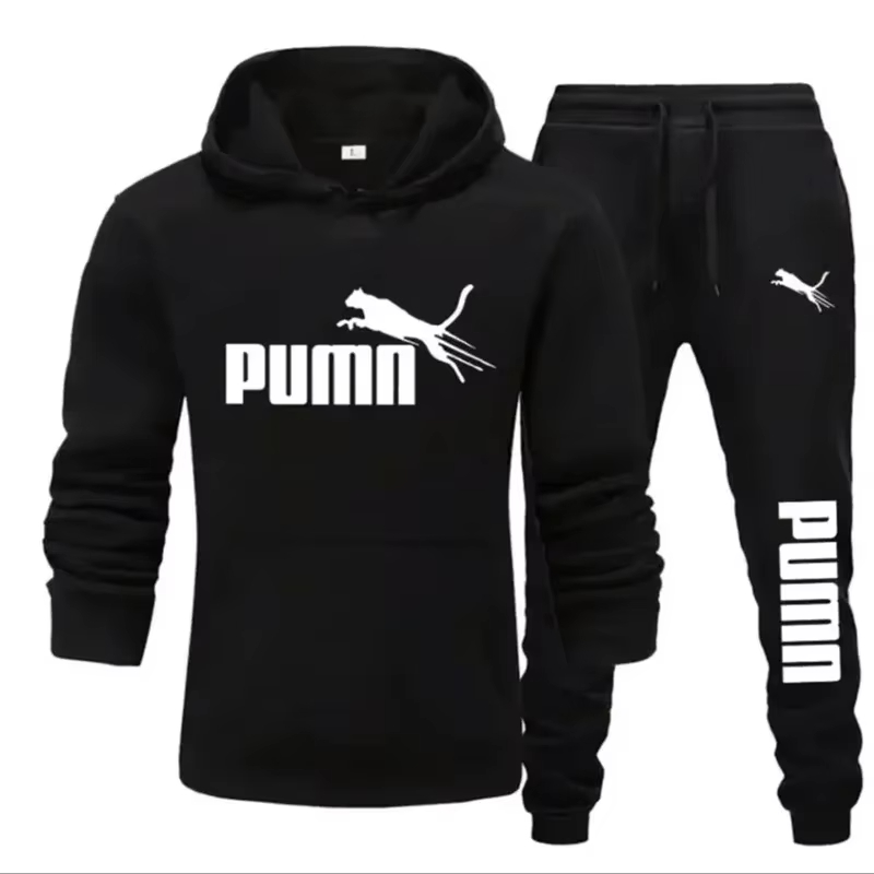 Winter Clothing Fashion - Neues Herbst- und Winter-Herren-Set: Pullover-Hoodie +
