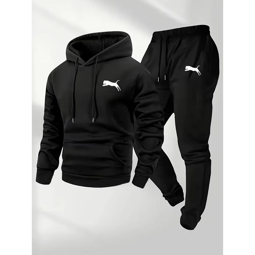 Winter Clothing For Men - 2026 Meistverkauftes Herren-Kapuzenpullover & Hosen-Set Lässiger