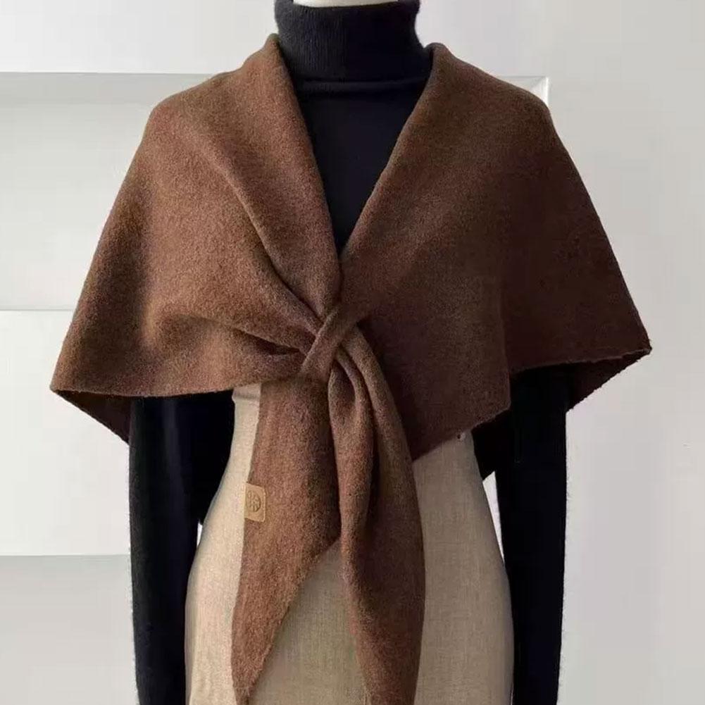 Gestrickter Dreiecksschal für  – Cashmere Scarf Wrap Bewertung und Preis