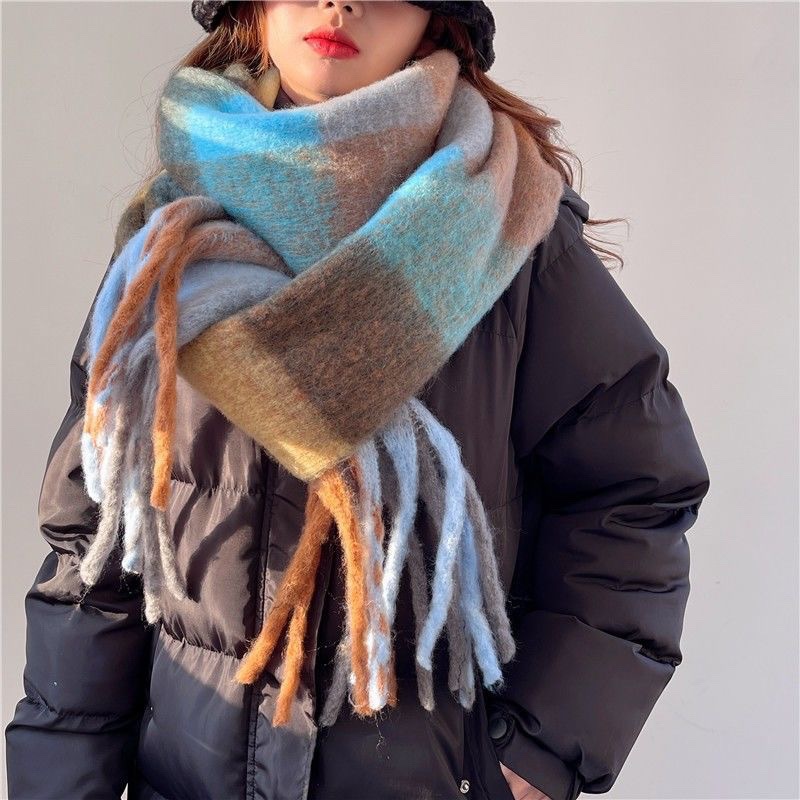 2025New Winter Dicke Warme Sch – Cashmere Scarf Wrap Bewertung und Preis
