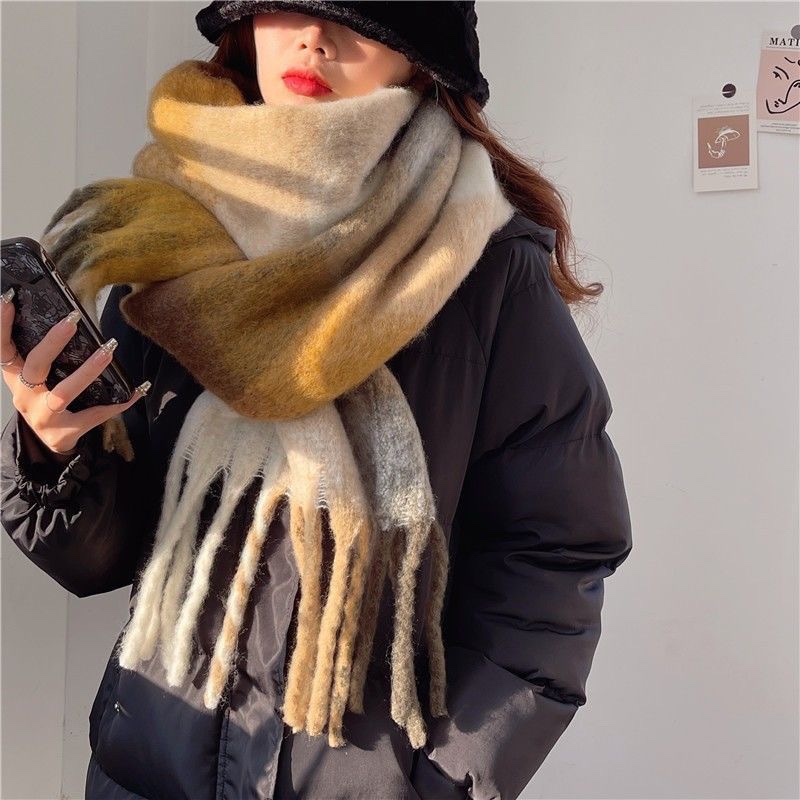 2025New Winter Dicke Warme Sch – Cashmere Scarf Wrap Bewertung und Preis