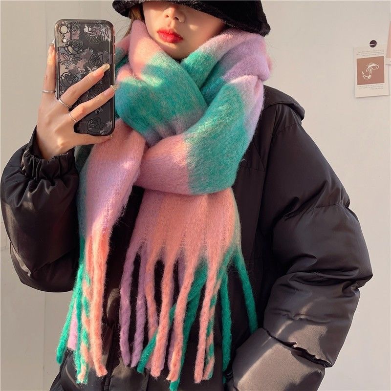 2025New Winter Dicke Warme Sch – Cashmere Scarf Wrap Bewertung und Preis
