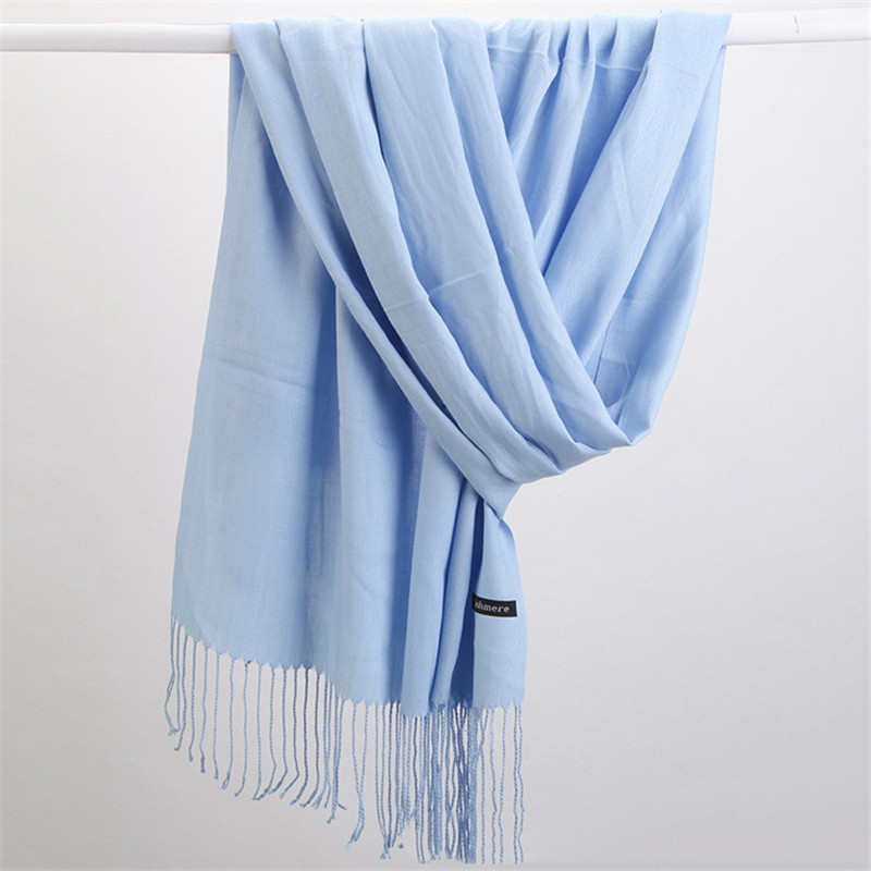 Mode Einfarbig 2023 Frauen Sch – Cashmere Scarf Wrap Bewertung und Preis