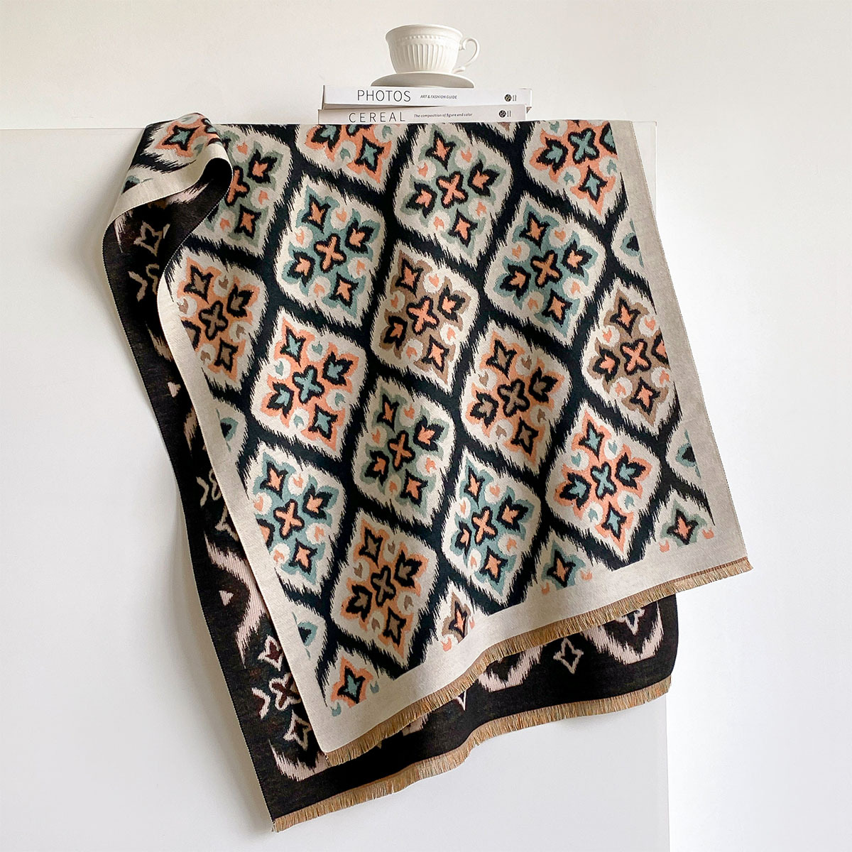 Damen Wendeschal aus Kaschmir- – Cashmere Scarf Wrap Bewertung und Preis