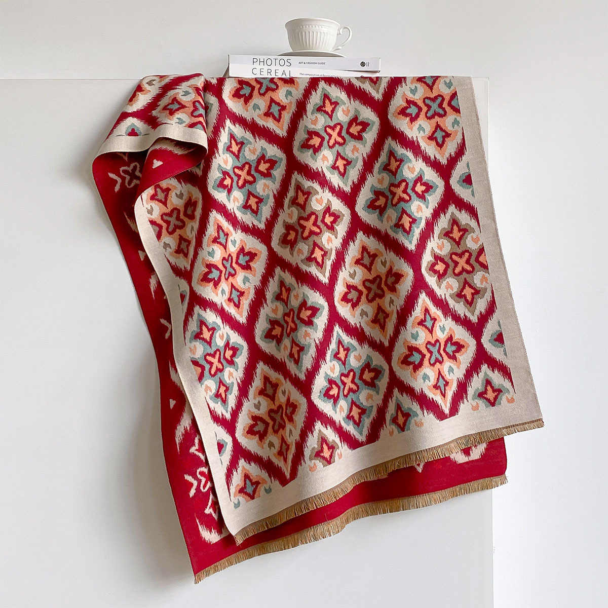 Damen Wendeschal aus Kaschmir- – Cashmere Scarf Wrap Bewertung und Preis