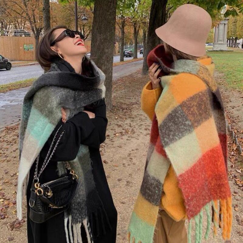 NEUE Luxus Winter Dicke Warme  – Cashmere Scarf Wrap Bewertung und Preis