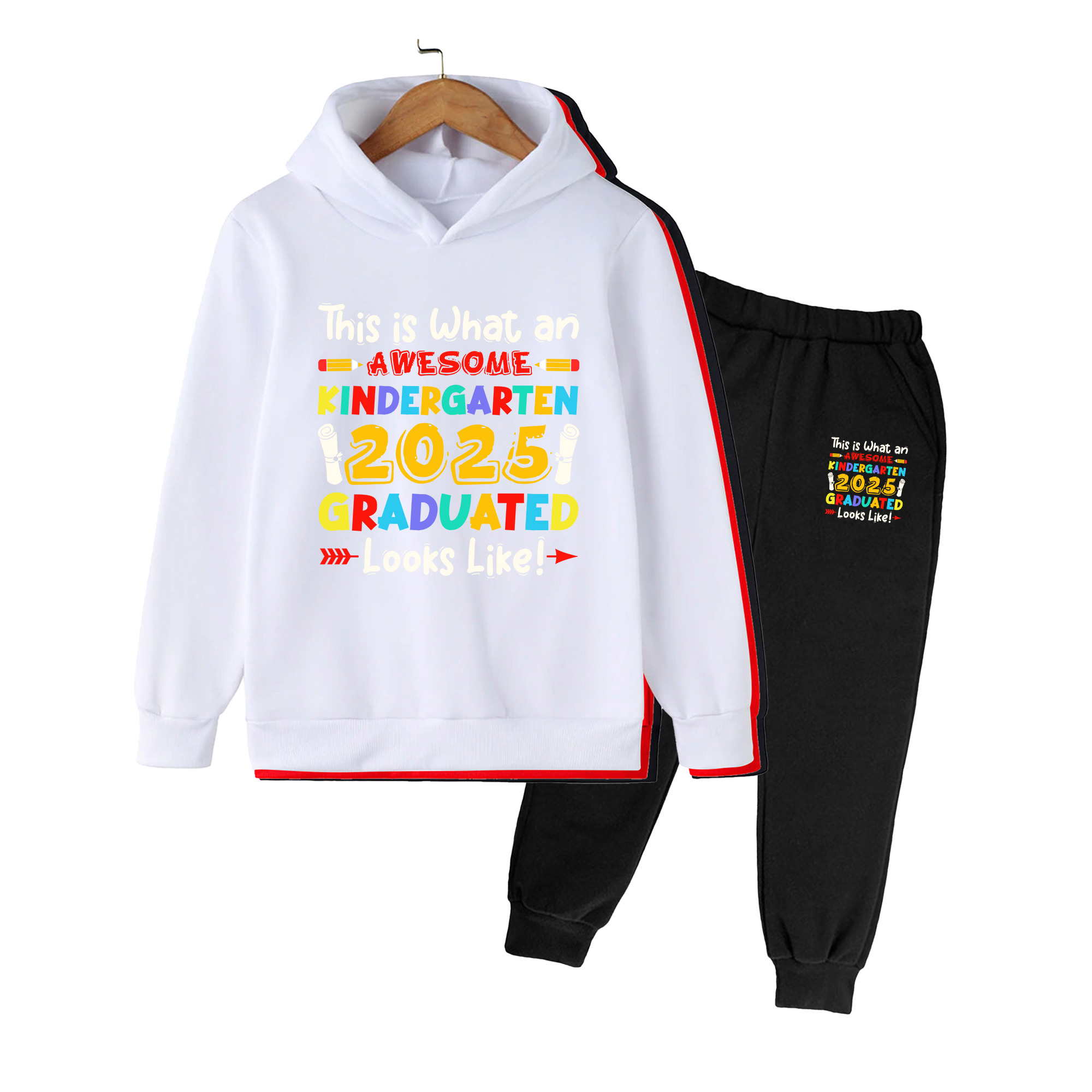 Kinder-Hoodie & Hosen-Set, Bun – Winter Clothing Kindergarten Bewertung und Preis