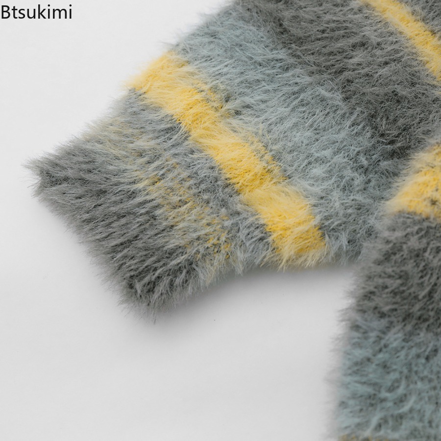Gelb gestreifte, verdickte Str – Yellow Winter Clothing Bewertung und Preis