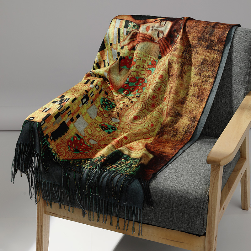 Luxus Marke Ölgemälde Kaschmir – Cashmere Scarf Wrap Bewertung und Preis
