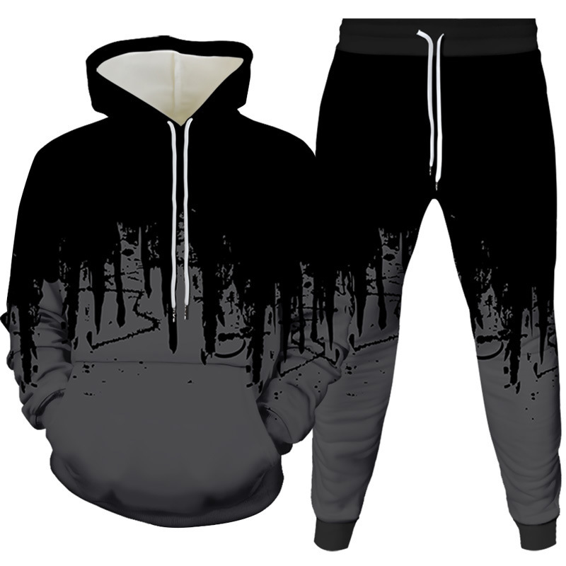 Tinte Malerei 3D Gedruckt Hood – Winter Clothing Fashion Bewertung und Preis