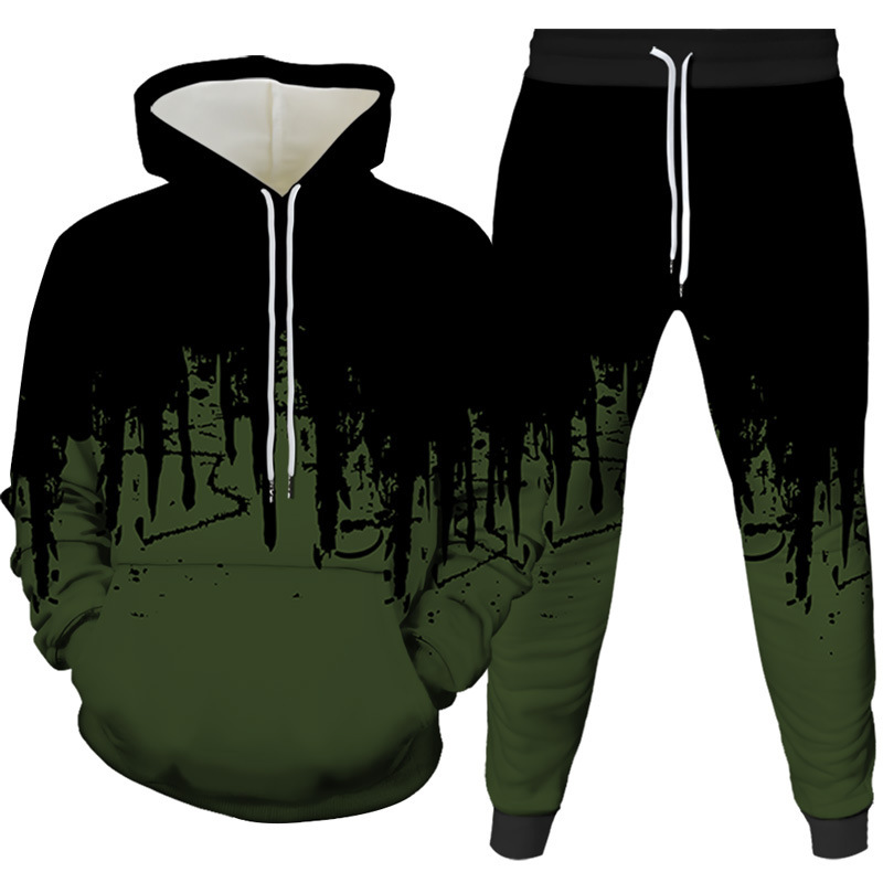 Tinte Malerei 3D Gedruckt Hood – Winter Clothing Fashion Bewertung und Preis